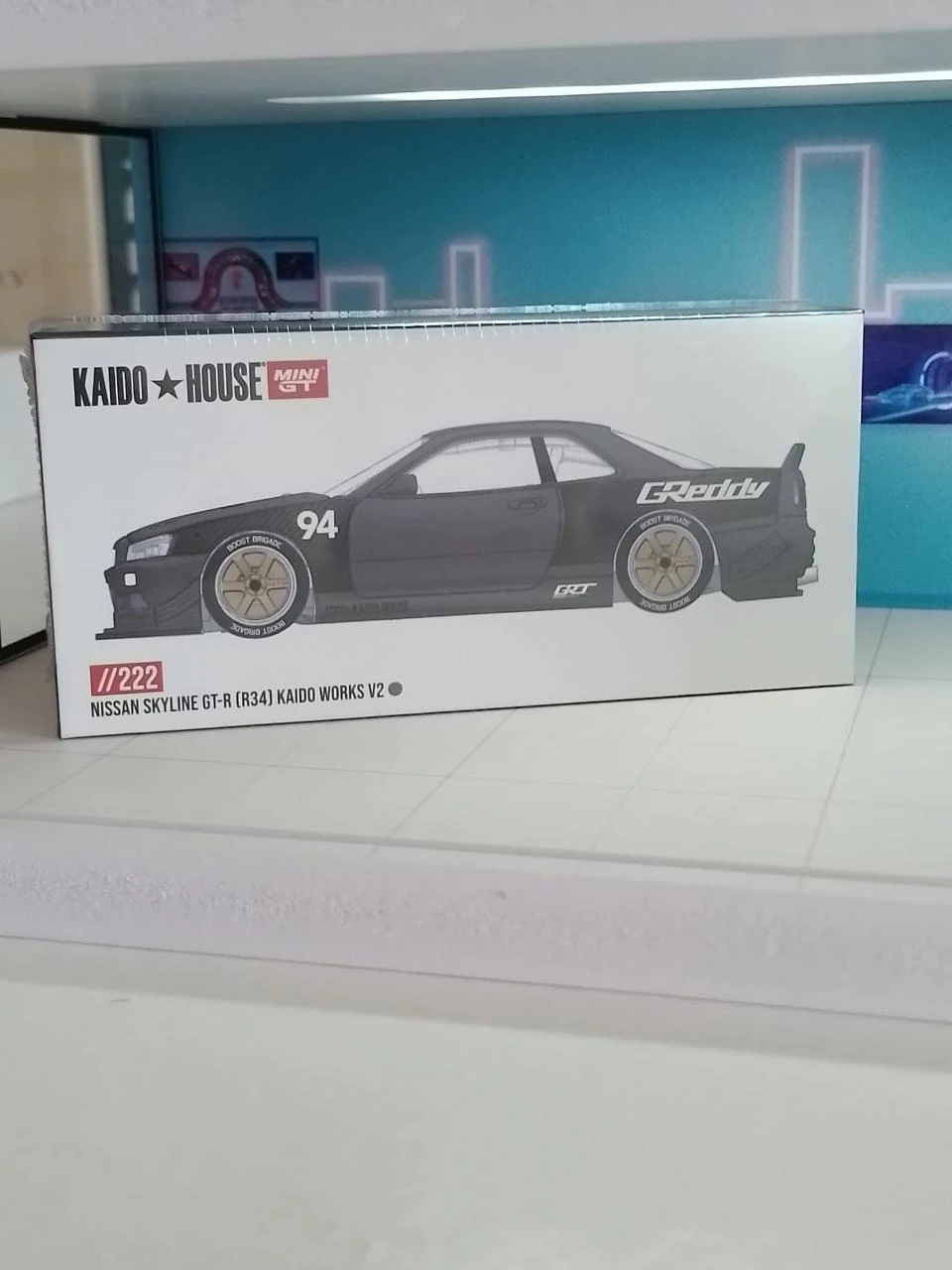 Kaido House 1/64 KH222 Nissan Skyline GT-R (R34) Kaido Works V2 - NEW/SEALED – photo 3
